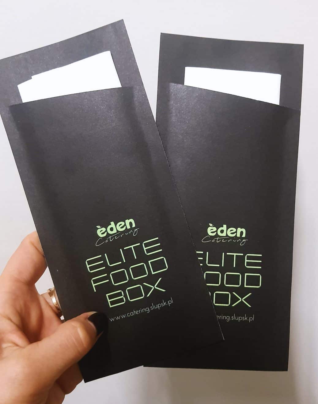 etui na sztućce z nadrukiem Elite Food Box
