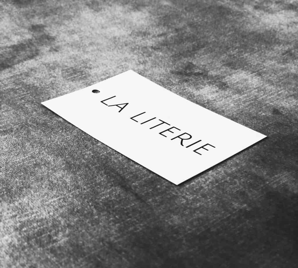 metka z logo LA LITERIE