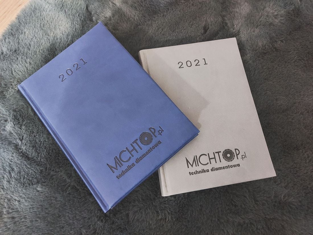 kalendarz książkowy 2021 z logo Michtop.pl