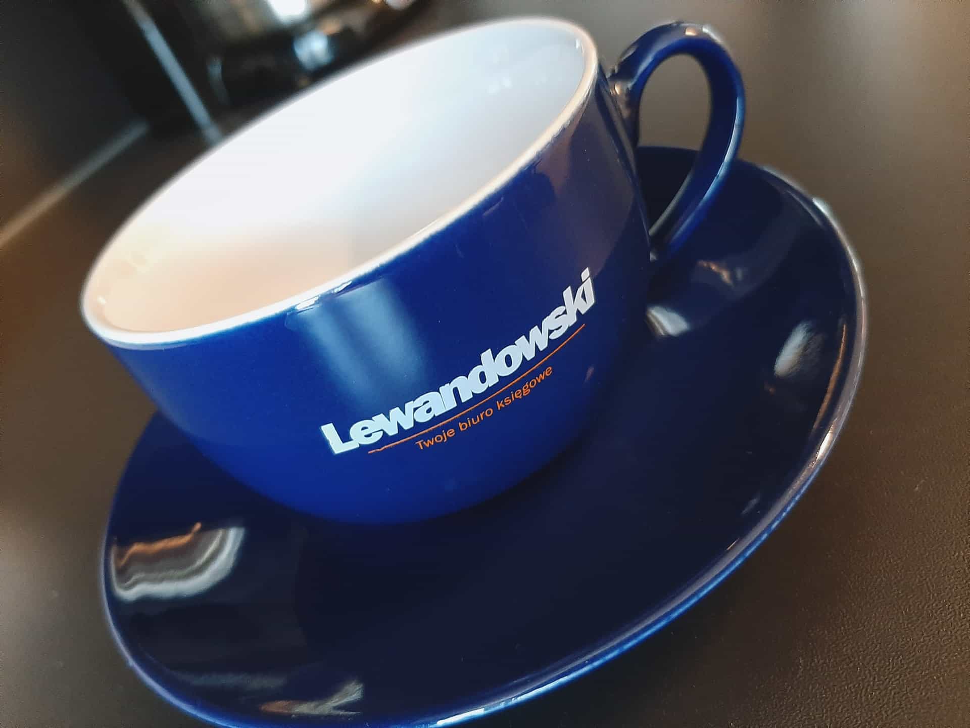 filiżanki reklamowe z logo Lewandowski