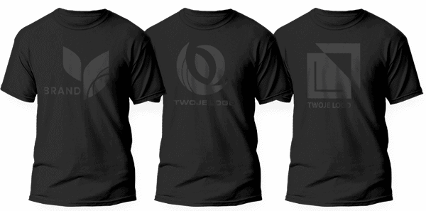 t-shirty czarne z czarnym nadrukiem t-shirty czarne z czarnym nadrukiem