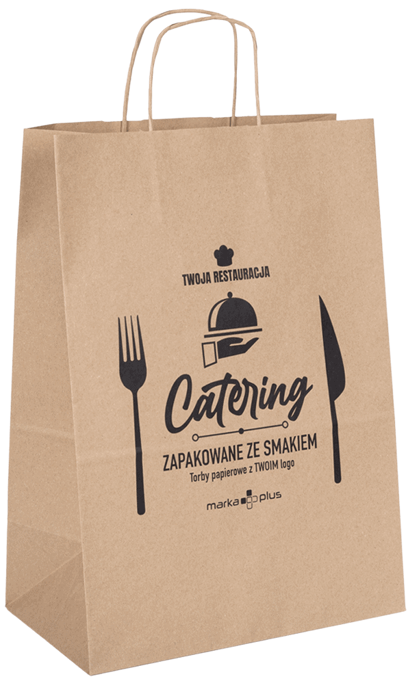 torby papierowe z nadrukiem torba papierowa z czarnym logo