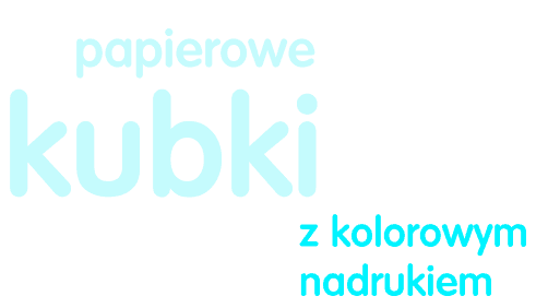 papierowe kubki z kolorowym nadrukiem napis: papierowe kubki z kolorowym nadrukiem