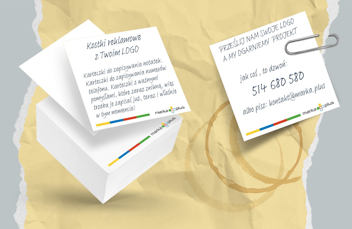 notesy w formie kostek reklamowych notesy w formie kostek reklamowych