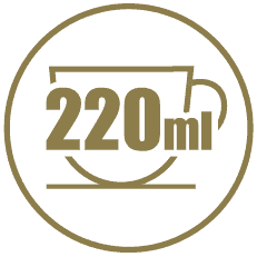 Pojemność 220ml ikonka Pojemność 220ml
