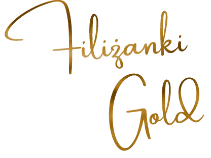 napis Filiżanki Gold