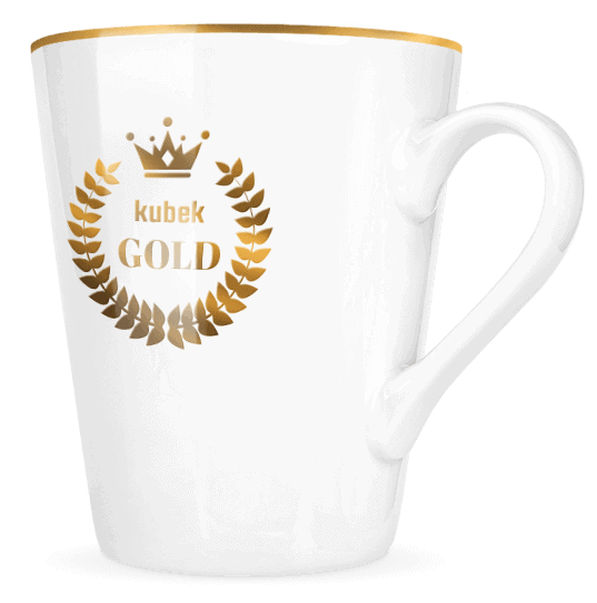 Kubek Gold z logo Kubek Gold z logo