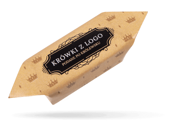 krówka reklamowa z logo krówka reklamowa z logo