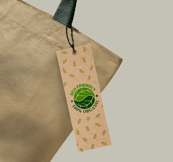 metka z nadrukiem na papierze kraft na produkcie metka z nadrukiem na papierze kraft na produkcie