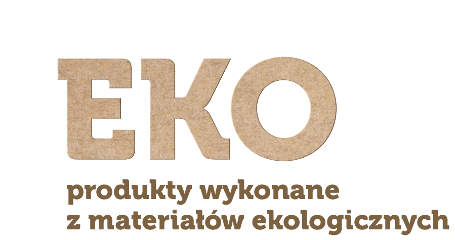 EKO produkty wykonane z materiałów ekologicznych napis: EKO produkty wykonane z materiałów ekologicznych