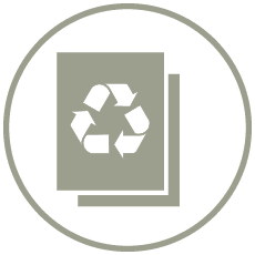 Okładka z papieru pochodzącego z recyklingu