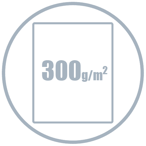 Wykonana z grubego, sztywnego kartonu 300g