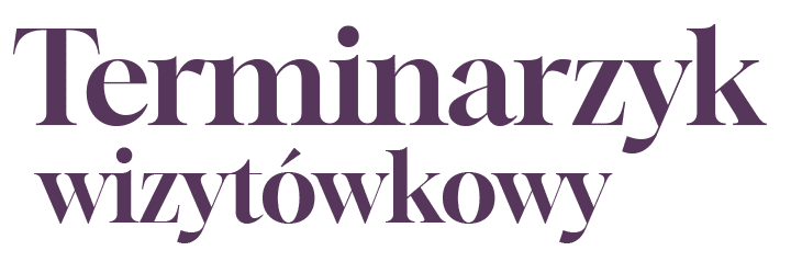 Terminarzyk wizytówkowy Terminarzyk wizytówkowy