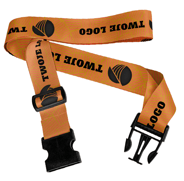 pas na bagaż z nadrukowanym logo pas na bagaż z nadrukowanym logo