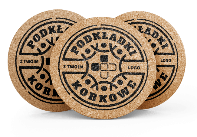 Podkładki korkowe z Twoim logo Podkładki korkowe z Twoim logo