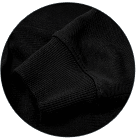 bluza all black detale bluza all black detale