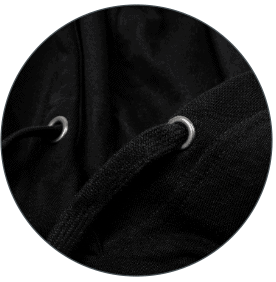 bluza all black detale bluza all black detale