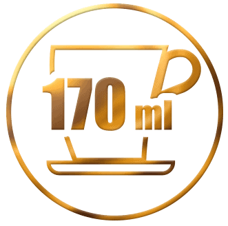 pojemność 170ml, spodek w zestawie pojemność 170ml, spodek w zestawie