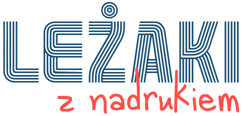 napis: LEŻAKI z nadrukiem napis: LEŻAKI z nadrukiem