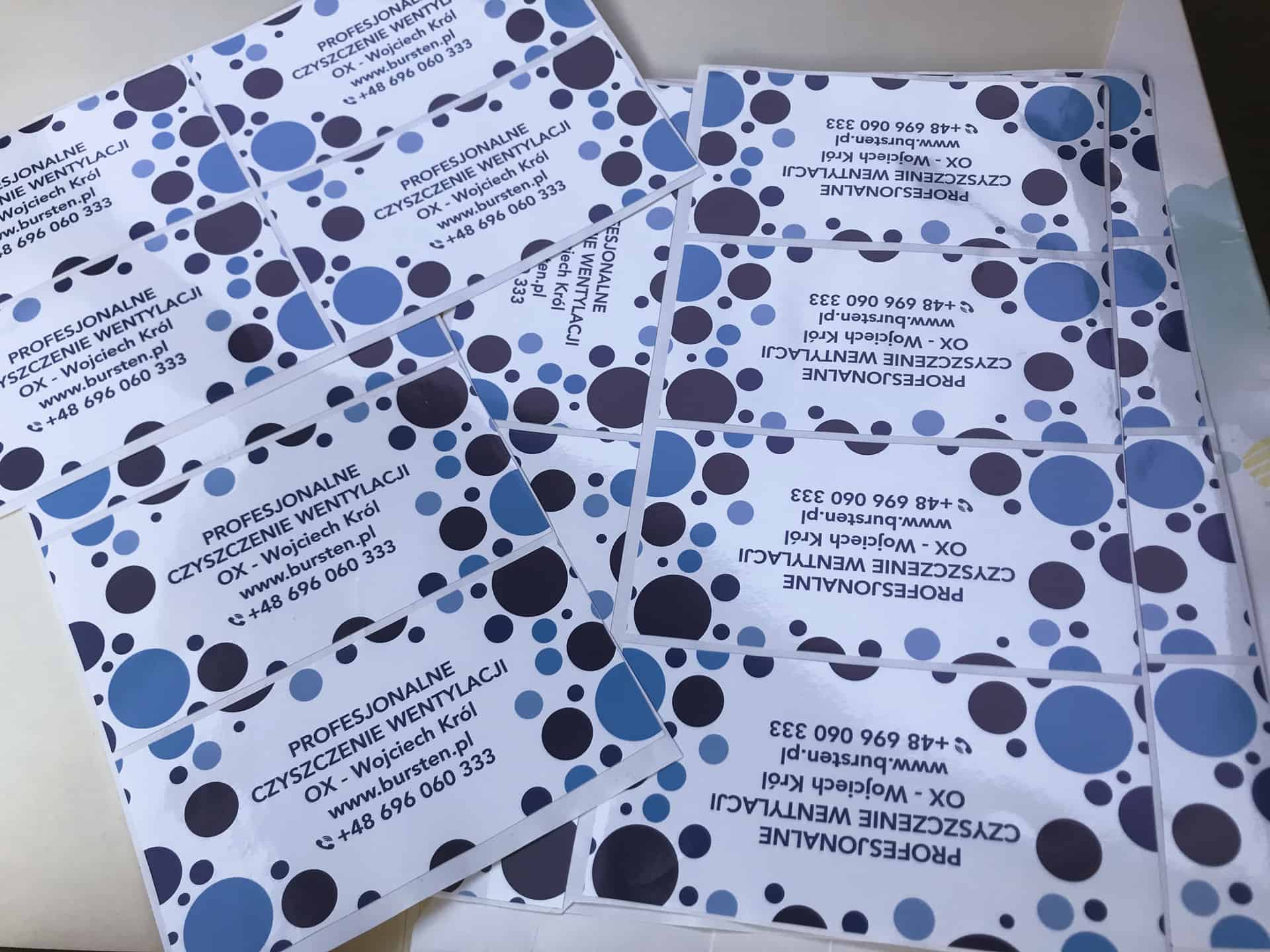 naklejki reklamowe z nadrukiem OX Wojciech Król
