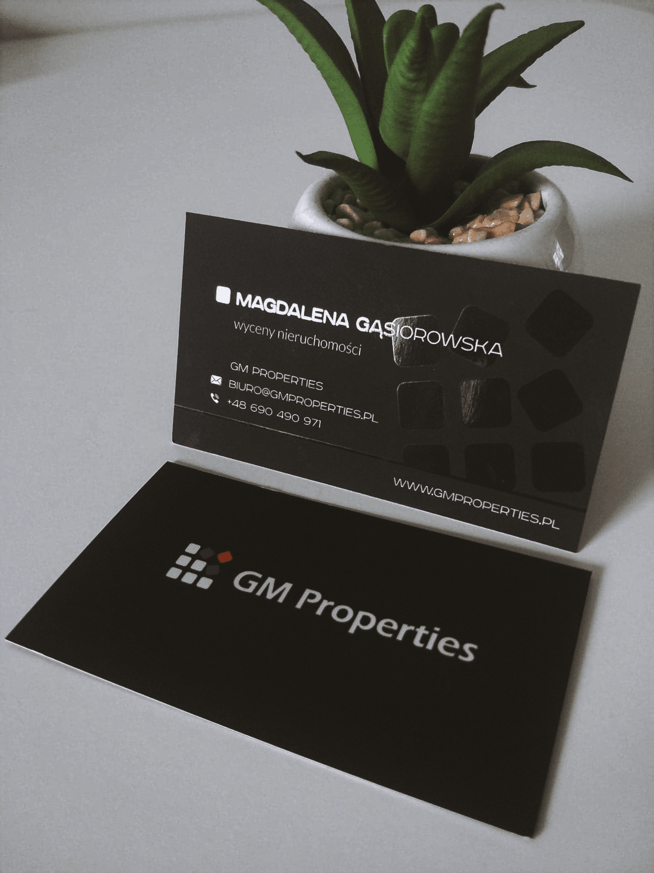 wizytówki dla GM properties
