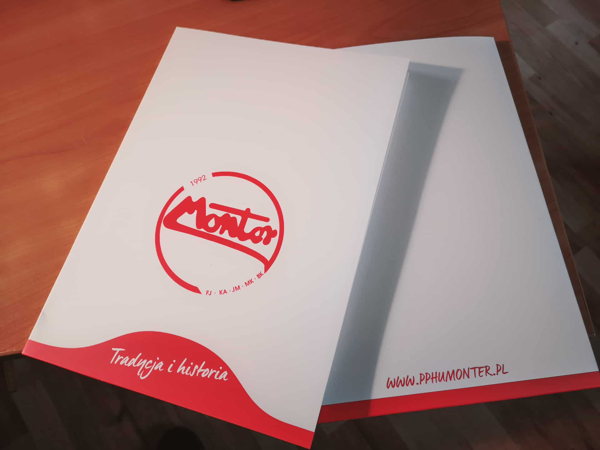 teczki reklamowe z logo montor