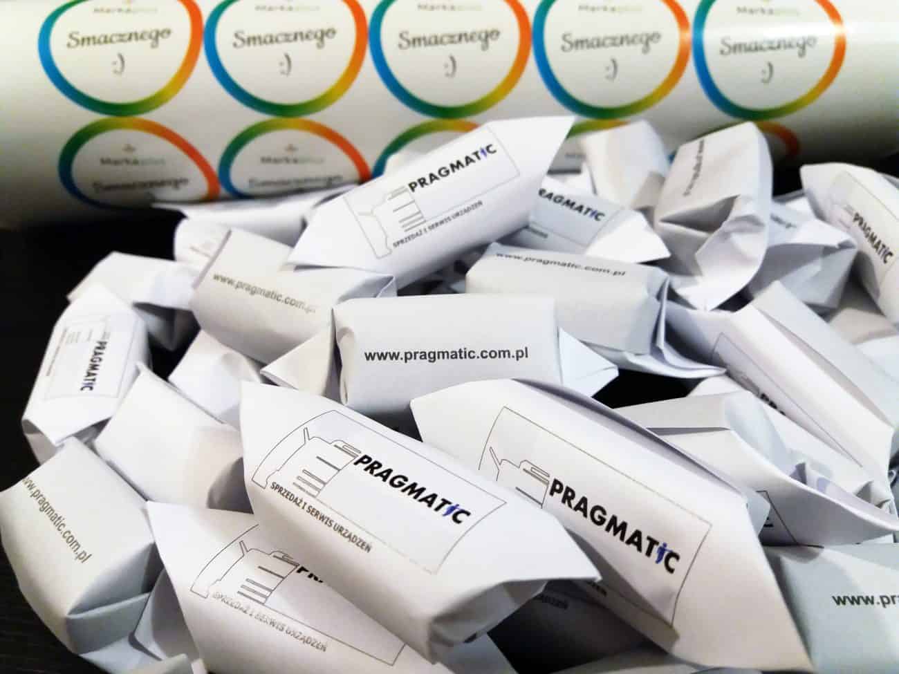 realizacja krówek reklamowych dla firmy Pragmatic